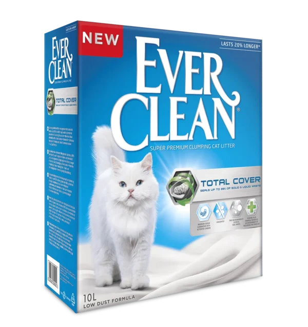 رمل للقطط 10 لتر - Ever Clean Total Cover