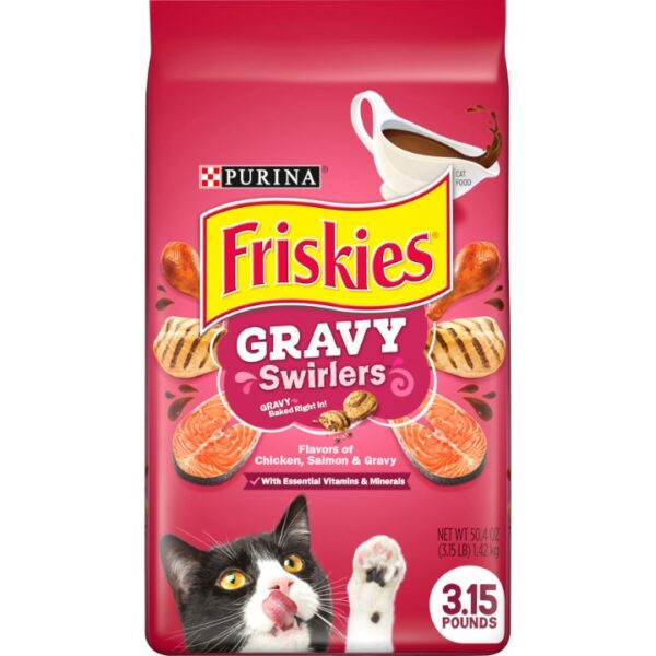 فريسكز بطعم السلمون والدجاج - Friskies Gravy Swirlers