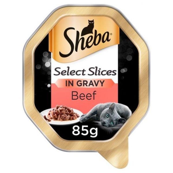طعام معلب للقطط البالغة -sheba-85g