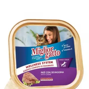 طعام رطب للقطط - Miglior gatto-100g